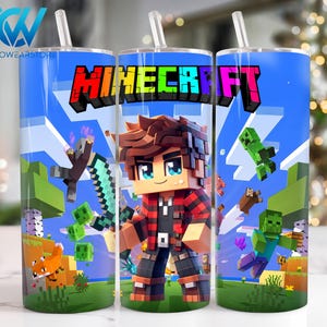 Cartoon Characters 20 oz Skinny Tumbler Sublimation Design, Movies Characters 20oz Skinny Tumbler Png, Straight and Taper Tumbler Wrap