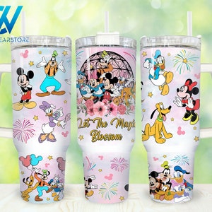 Movies Characters 40oz Tumbler Wrap Png, Cartoon Characters 2 pieces 40 oz Tumbler Png, Magic Cartoon 40oz Tumbler Png Sublimation Design