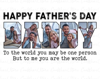 Photo papa personnalisée Png, photo papa modifiable Png, vie papa Png, nouveau cadeau papa, joyeuse fête des pères, cadeau fête des pères, noms d'enfants personnalisés png