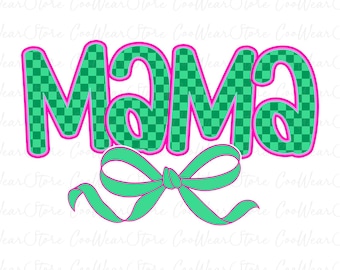 Green Mama Coquette Bow Png, Leopard Mama Bow Png, Mother's Day Png, Mother's Day Gift, Retro Mama Png, Mom Life Png, Mama Bow png