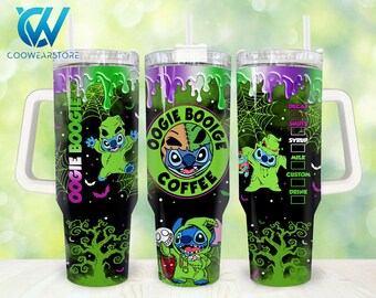 Filmpersonages 40 oz beker omslag png, horrorpersonages 2 stuks 40 oz beker png, horror Halloween-beker 40 oz png-sublimatieontwerpen