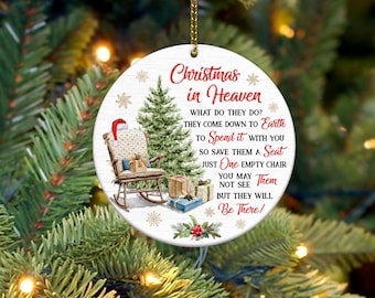 Memory Christmas Ornament Png, Memorial Christmas Round Ornament Png Sublimation, 2023 Ornament Png Template, Merry Christmas 2023 Ornament