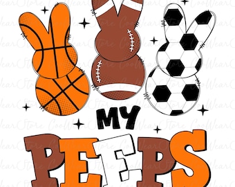 Pelota deportiva de Pascua Peep Png, Conejito Peep Fútbol Png, Conejito Béisbol Conejito Baloncesto Png, Camiseta Niño Pascua Png, Pascua Png, Archivo Digital