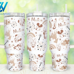 Movies Characters 40oz Tumbler Wrap Png, Cartoon Characters 2 pieces 40 oz Tumbler Png, Magic Cartoon 40oz Tumbler Png Sublimation Design