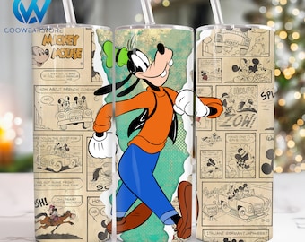 Cartoon Characters 20 oz Skinny Tumbler Sublimation, Cartoon 20oz Tumbler Png, Movies Characters Straight and Taper Tumbler Wrap