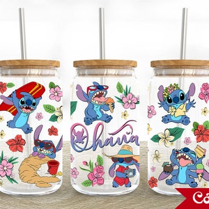 Christmas Character 16oz Glass Can Wrap, Christmas Cartoon 16 oz Glass Can Png, Christmas 16 oz Libbey Glass Can Wrap,16 oz Tumbler Wrap Png