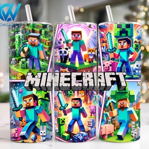 Cartoon Characters 20 oz Skinny Tumbler Sublimation Design, Movies Characters 20oz Skinny Tumbler Png, Straight and Taper Tumbler Wrap