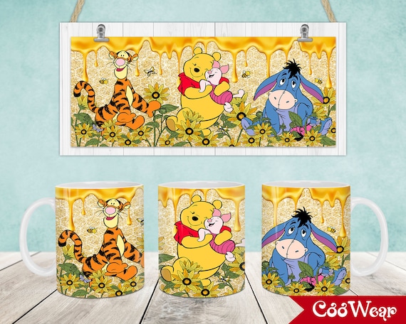 Cartoon Characters Mug Wrap, 11oz & 15oz Mug Template, Cartoon 11oz Mug Png, 15oz Mug Png, Mug Designs, Coffee Mugs, Mug Sublimation Design