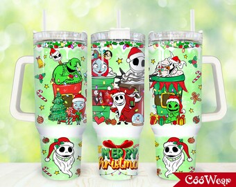 Weihnachten 40 Unzen Becher Wrap Png, Frohe Weihnachten 2 Stück 40 Unzen Becher Png, Cartoon Weihnachten Becher 40 Unzen Png, Sublimation Designs