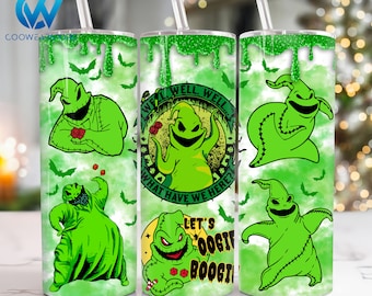 Películas Personajes de terror Diseño de sublimación de vaso flaco de 20 oz, Películas de Halloween Vaso flaco de 20 oz Png, Envoltura de vaso recto y cónico