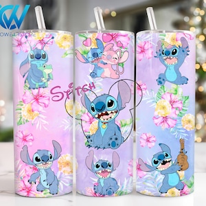 Cartoon Characters 20 oz Skinny Tumbler Sublimation Design, Cartoon Tropical 20oz Skinny Tumbler Png, Cartoon Straight and Taper Tumbler Wra