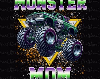 Monster Mom Png, Monster Truck Mom Png, Mama Truck Png, Happy Mother's Day Png, Mother's Day Png, Monster Jam Mom Png, Truck Mama Png