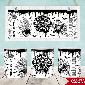 Horror Characters Mug Wrap, 11oz & 15oz Mug Template, Halloween 11oz Mug Png, 15oz Mug Png, Mug Designs, Coffee Mugs, Mug Sublimation Design