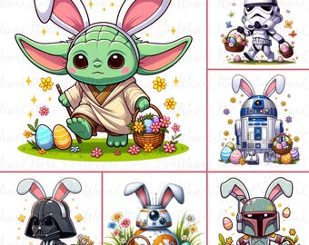 Bundle Easter Bunny Superhero Png, Happy Easter Png, Retro Easter Png, Easter Bunny Png, Easter Cartoon Png, Superhero Characters Easter Png