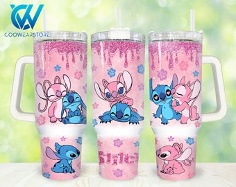 DIGITAL FILES Cartoon Characters 40oz Tumbler Wrap Png, Cartoon Glitter 2 pieces 40 oz Tumbler Png, Cartoon Tumbler 40oz Png Sublimation