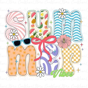 Fleurs d&#39;été Png, Coquette d&#39;été Png Noeud, Hello Summer Png, Boho Summer Vibes Png, Tendance D&#39;été Png, Coquette D&#39;été Png, Été Png