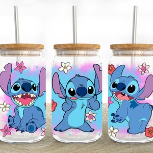 Cartoon Characters 16oz Glass Can Wrap, Cartoon 16 oz Glass Can Png, 16 oz Libbey Glass Can Wrap, 16 oz Tumbler Wrap Png, Sublimation Design