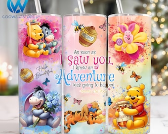 Cartoon Characters 20 oz Skinny Tumbler Sublimation, Cartoon 20oz Tumbler Png, Movies Characters Straight and Taper Tumbler Wrap