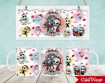 Christmas Mug Wrap, 11oz & 15oz Mug Template, Merry Christmas 11oz Mug Png, 15oz Mug Png, Mug Designs, Coffee Mugs, Mug Sublimation Design