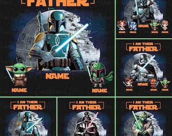 Personalized I am your father Png, Best Dad in the Galaxy Png, May the 4th Png, Superhero Dad Png, Dad Life Png, Hero Dad, Father's Day Png