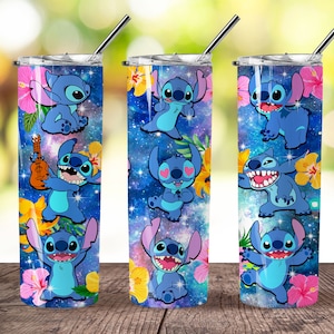 Cartoon Characters 20 oz Skinny Tumbler Sublimation Design, Cartoon Tropical Floral 20oz Skinny Tumbler Png, Straight and Taper Tumbler Wrap