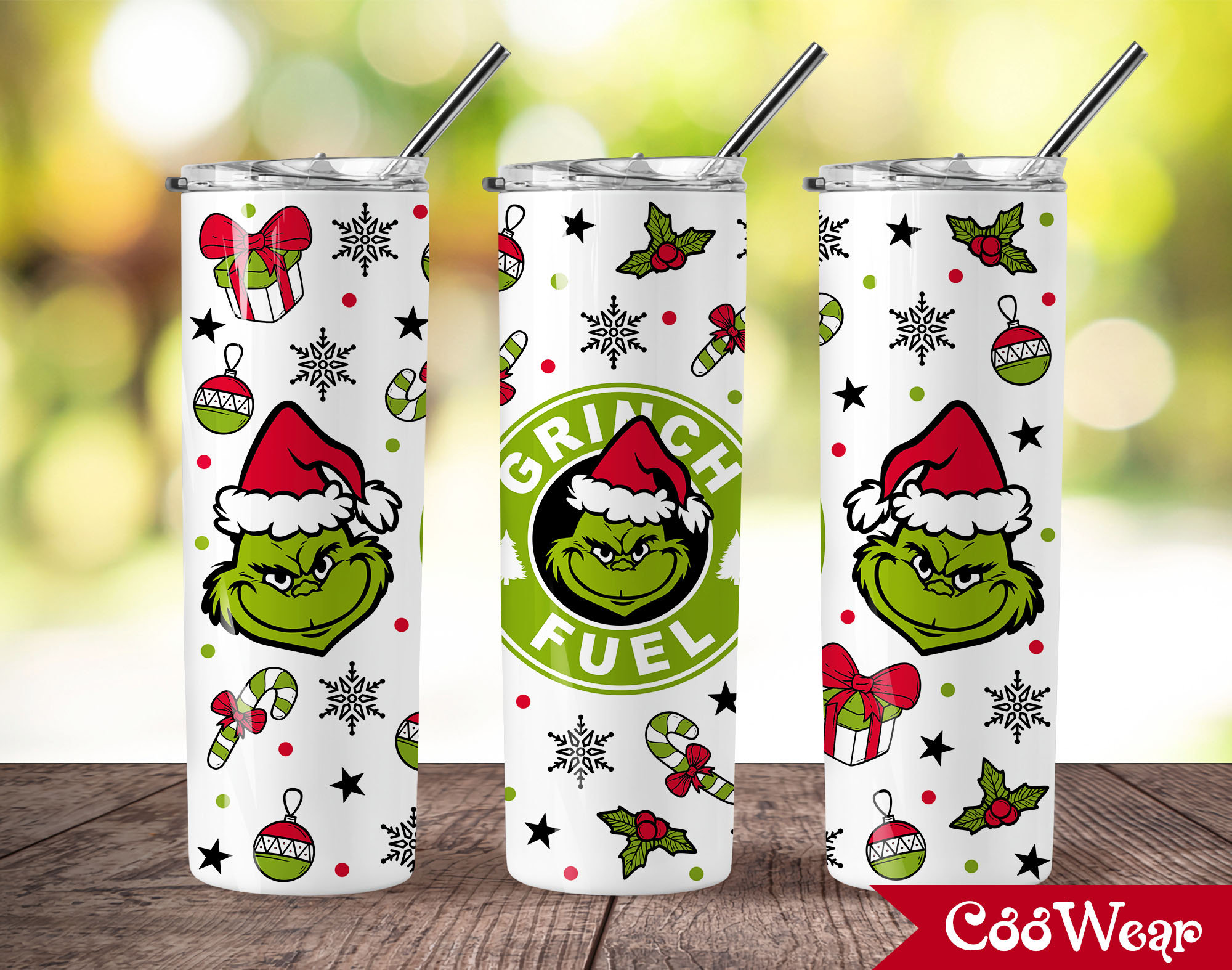 Christmas Character 20 oz Skinny Tumbler Sublimation Design, Merry Christmas 20oz Tumbler Png, Christmas Straight and Taper Tumbler Wrap