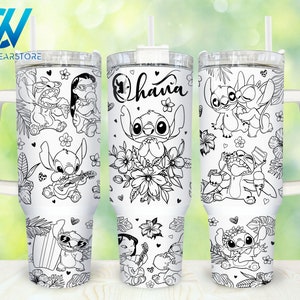 DIGITAL FILES Cartoon Characters 40oz Tumbler Wrap Png, Cartoon Flowers 2 pieces 40 oz Tumbler Png, Cartoon Tumbler 40oz Png Sublimation