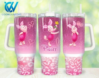 Personajes de dibujos animados 40oz Tumbler Wrap Png, Personajes de películas 2 piezas 40 oz Tumbler Png, Glitter Cartoon 40oz Tumbler Png Diseños de sublimación