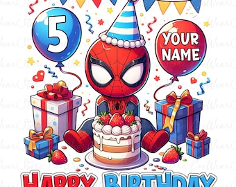 Custom Superhero Birthday Png, Family Matching Shirts, Family Party Png, Birthday Boy Png, Birthday Png, Custom Birthday Png, Birthday Age