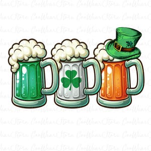 St. Patricks Day Lucky Png, Retro St.Patricks Day Png, St.patricks Day Beer Png, St.Patricks Png, Shamrock png, Lucky Png, Irish Beer Png