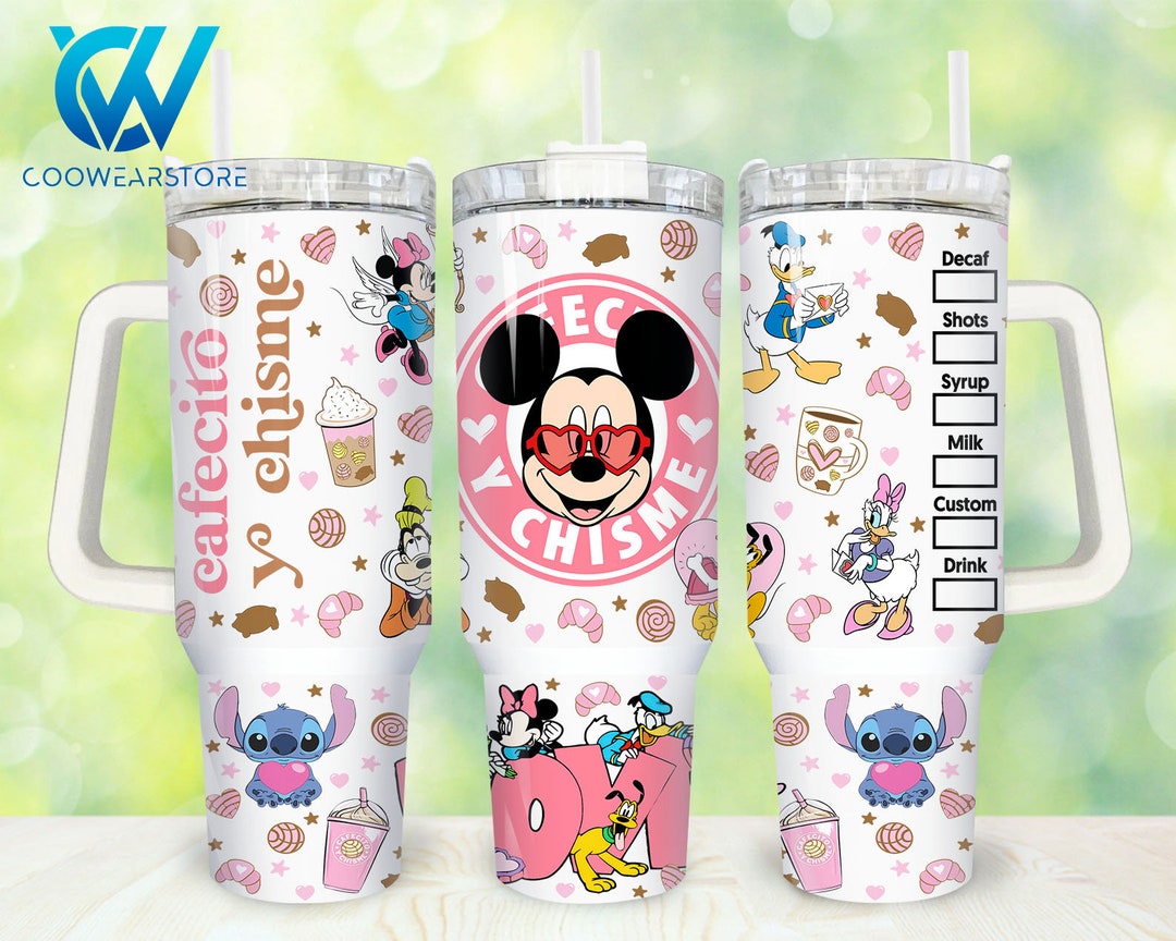 Mouse Valentines 40oz Tumbler Wrap Png, Happy Valentines Day 2 Pieces ...