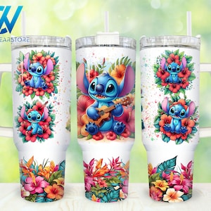 Cartoon Characters 40oz Tumbler Wrap Png, Cartoon Flowers 2 pieces 40 oz Tumbler Png, Cartoon Tumbler 40oz Png Sublimation Designs