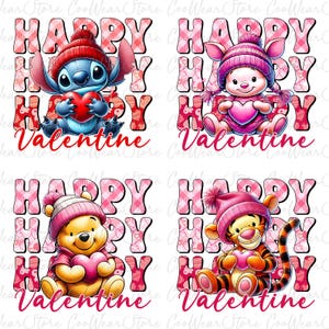 Bundle Cartoon Valentine Png, Valentine Cartoon Character Movies, Valentine's Day Design, Valentines Day Png, Valentine Cartoon Png