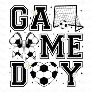 Soccer Png, Soccer Game Day Png, Coquette Soccer Png, Soccer Coquette Bow Png, Soccer Game Day Png, Soccer Mama Png, Mother&#39;s Day Png