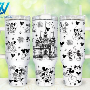 Movies Characters 40oz Tumbler Wrap Png, Cartoon Characters 2 pieces 40 oz Tumbler Png, Magic Cartoon 40oz Tumbler Png Sublimation Design
