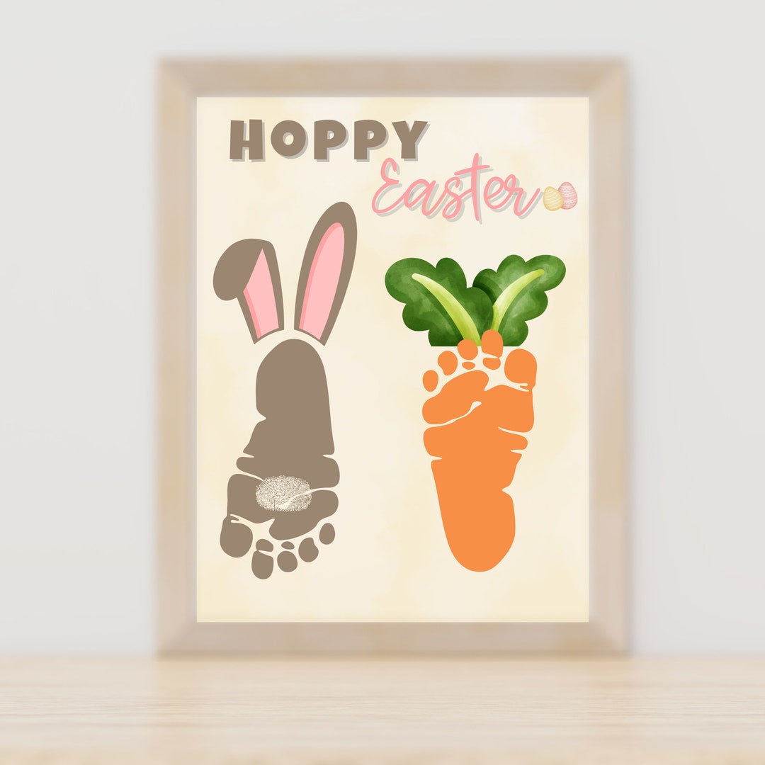 Hoppy Easter Handprint Art Easter Baby Handprint Kit Bunny hoppy-easter-handprint-art-easter-baby-handprint-kit-bunny