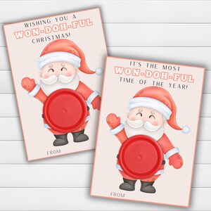 Christmas gift tag printable | Classroom favors | Christmas play doh holder | Play doh tag | Non-candy Christmas gifts