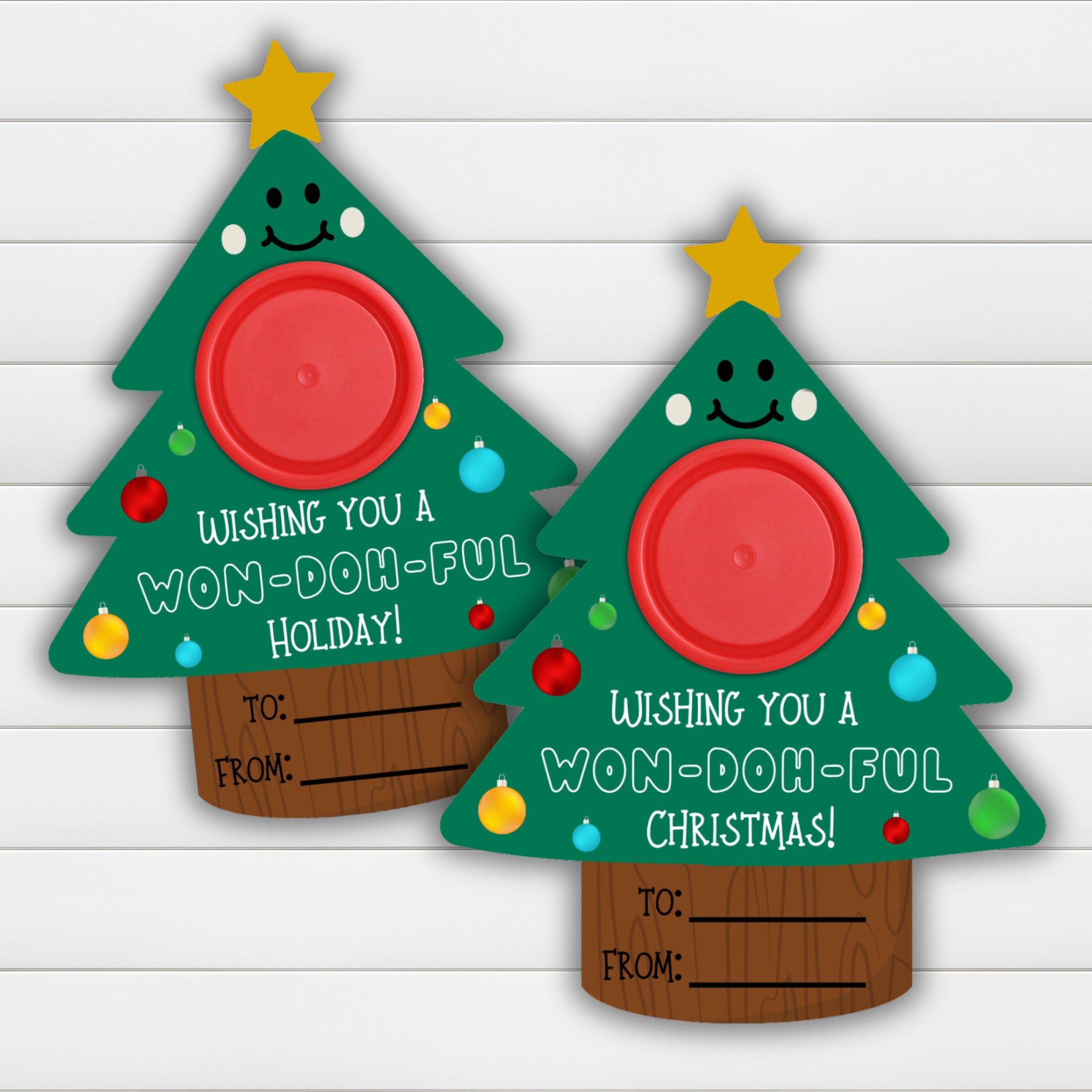 Christmas Gift Tag Printable | Classroom Favors | Christmas Play Doh ...
