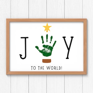 Baby handprint | Christmas handprint art | Baby handprint art | Baby handprint kit | Child handprint gift