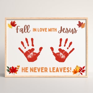 Manualidades de otoño de 5 minutos / Hojas de trabajo para preescolar / Actividad de otoño / Habilidades motoras finas / Huella de la mano de un bebé / Huella de la mano de un niño / Arte con huellas de manos