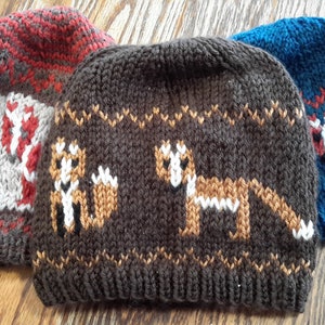 Red Fox Knitted Hat Pattern