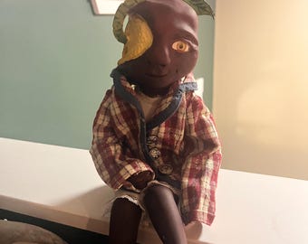 Apple head boy doll