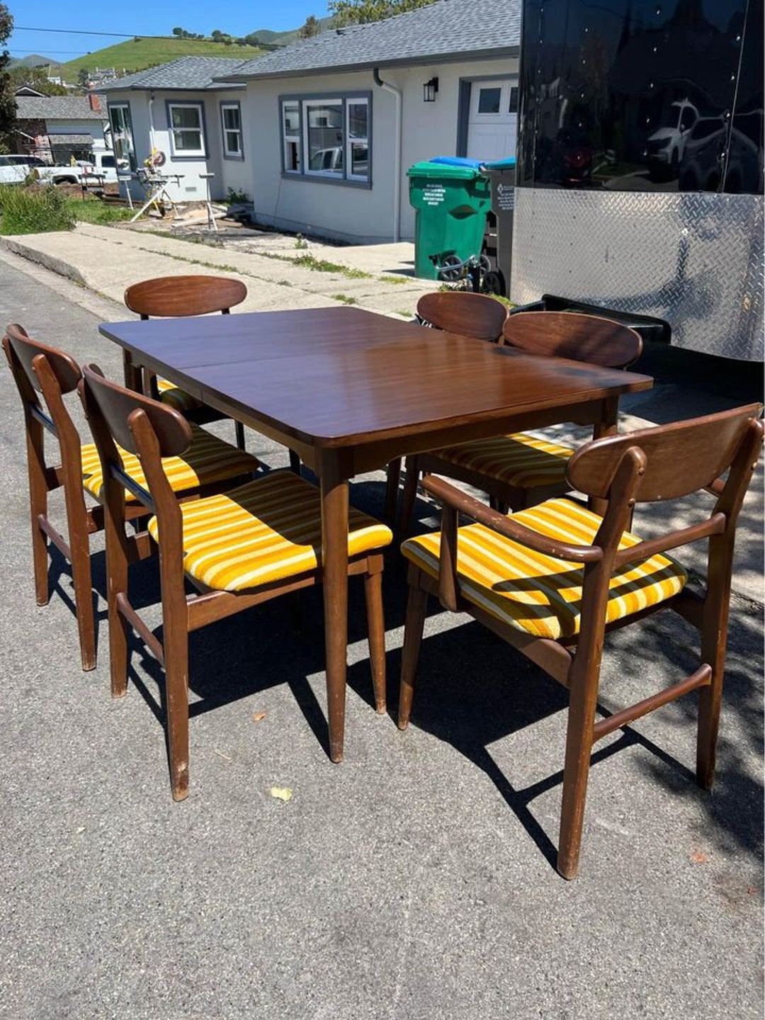 Retro Walter of Wabash Dining Table and Chairs Mid Century Etsy