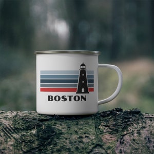 Boston Lighthouse Mug Boston Coffee Mug Boston Nautical theme cup Mass Beach mug Boston Gift Stocking Stuffer