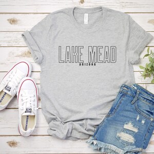 Lake Mead Arizona, Unisex Jersey Short Sleeve Tee, Bella & Canvas 3001, High Quality Shirt, Mead Lake