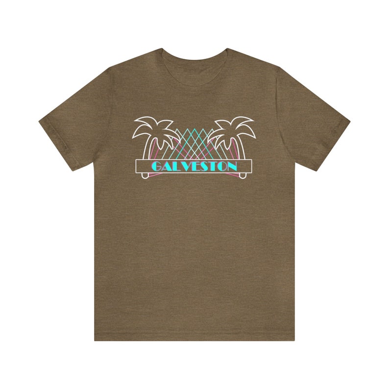 Galveston Shirt Galveston Miami Vice Style Tshirt Galveston Black T