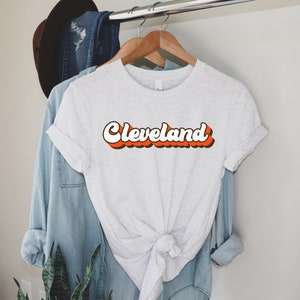 Cleveland Football Shirt Cleveland Football tshirt Cleveland Football team shirt Ohio Football Gift Cleveland Football Team Gift