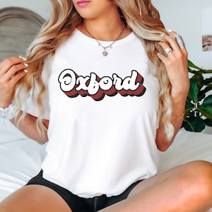Oxford Football Shirt Oxford Ohio Football tshirt Oxford Basketball shirt College Football Gift College Basketball shirt Oxford Sports shirt