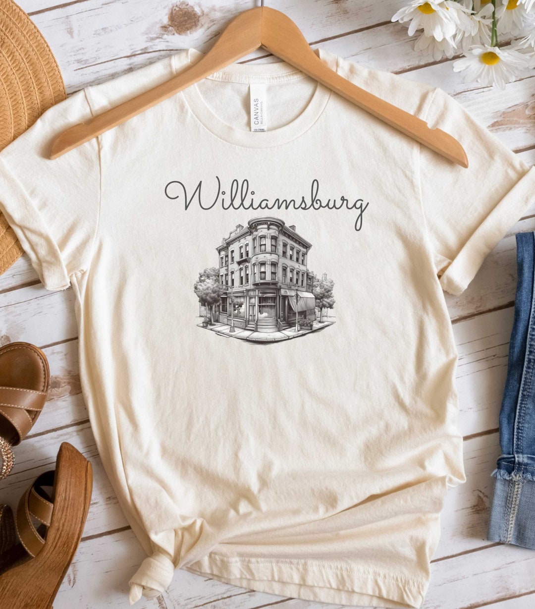 Williamsburg Tshirt Architecture Tshirt New York City Tshirt Etsy