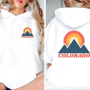 Colorado Hoodie Colorado Hooded Colorado Sweatshirt Denver Hoodie Colorado Gift Colorado Denver Hoodie